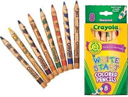 16 Pack CRAYOLA LLC FORMERLY BINNEY & SMITH CRAYOLA WRITE START 8 CT COLORED