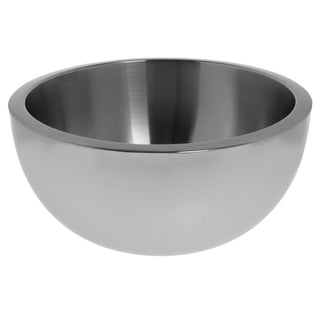 Serving Bowl with Double Walls 7 Quart Stainless Steel - 13" Dia x 7" H by HUBERT – 13 inches x 7 inches, 7.0 quarts, Stainless Steel, Silver