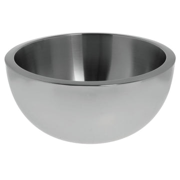 Serving Bowl with Double Walls 7 Quart Stainless Steel - 13" Dia x 7" H by HUBERT – 13 inches x 7 inches, 7.0 quarts, Stainless Steel, Silver