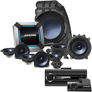 Alpine PSS-TSLA-213 11-Speaker Sound System with DVR-C310R Dashboard Camera