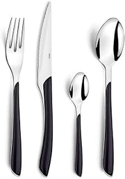 Amefa ECLAT Cutlery Set, Stainless Steel, Black