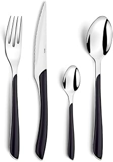 Amefa ECLAT Cutlery Set, Stainless Steel, Black