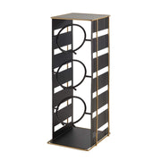 22086-90 Empire Cylinder Display 7"W x 7-1/4"D x 18-1/2"H (Cylinders Sold Separately) by CAL-MIL – Metal, Black