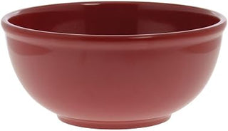 HUBERT Cranberry Serving Bowl Basic Heavyweight Round Cranberry Melamine Plastic - 10 1/2" Dia x 4 1/2" H
