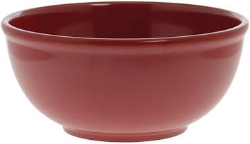 HUBERT Cranberry Serving Bowl Basic Heavyweight Round Cranberry Melamine Plastic - 10 1/2" Dia x 4 1/2" H