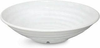 GET 2 qt White Round Melamine Bowl | Dishwasher safe, Shatterproof, Restaurant service, Great for Salads, Sides, Pasta and Shared Dishes