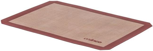 Winco SBS-16 16 1/2" x 11 5/8" Reusable Rectangular Silicone Baking Mat
