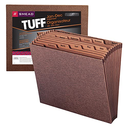 SMEAD Letter / Jan-Dec Index, Letter Size / Leather-like File Jackets & File Pockets