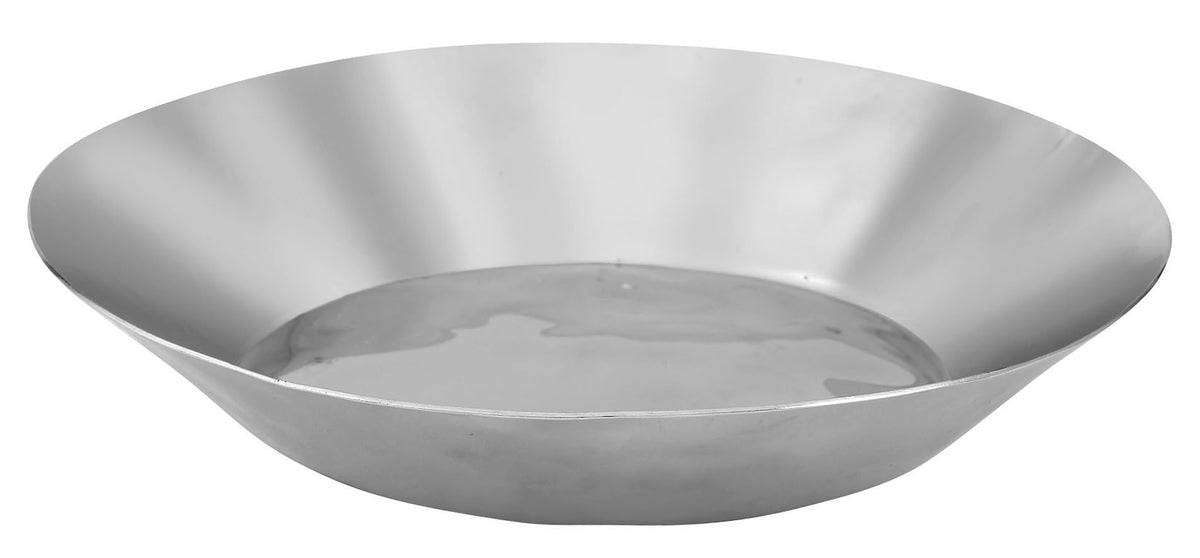 Winco 9.6" / Round / Stainless Steel Serving Trays