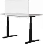 Safco Products Desktop Privacy & Wellness Panel - 47.5"" W x 23.5"" H, Frosted (7516FR)