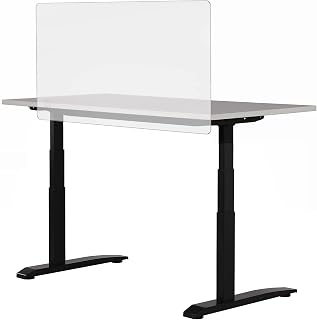 Safco Products Desktop Privacy & Wellness Panel - 47.5"" W x 23.5"" H, Frosted (7516FR)