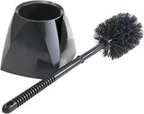 BR-15SET-B - Toilet Bowl Brush with Caddy, PP, Black