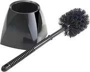 BR-15SET-B - Toilet Bowl Brush with Caddy, PP, Black