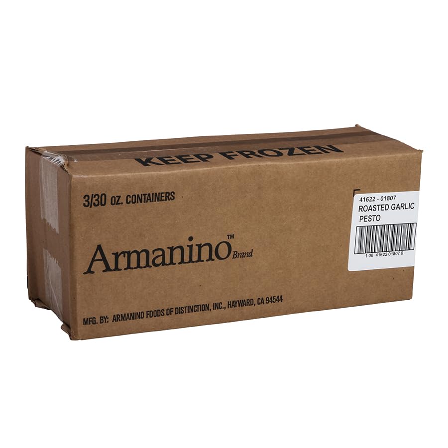 Roasted Garlic Pesto by Armanino – 30 Ounce, Pack of 3, Model 1807F