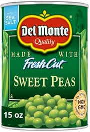 Del Monte Canned Sweet Peas, 15 oz Can