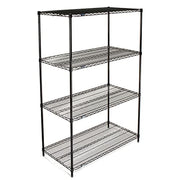 Wire Shelving by Nexel – 4, Alloy Steel, Black, Model B970163