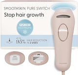 SmoothSkin Pure Switch IPL Laser Hair Removal Device – At-Home Permanent Hair Reduction, Fast & Painless with Ice Cooling, Salon-Quality Results, 2 Attachment