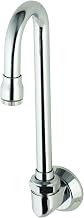 T&S Brass B-0529-01 Swivel Gooseneck, Wall Mount, Stream Regulator, 2-5/8-Inch Spread, 9-5/16-Inch Height