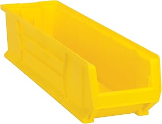 QUANTUM STORAGE SYSTEMS QUS970YL HULK Heavy Duty Part Organizer Yellow Bins 30" L x 9" W x 7" H 6 Pack