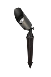 Elitco Outdoor 12V Cast Brass Spot Light 2.25Inch W X 8Inch High in Dark Bronze by Elitco Lighting – unspecified, Brass, Bronze, Model C049-DB