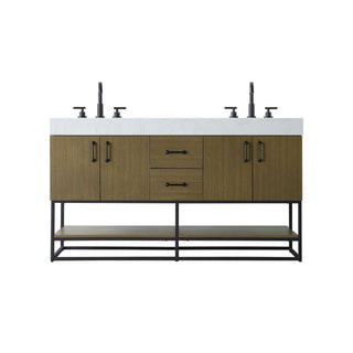 Caroline Bathroom Vanity Chestnut Brown by Lighting Design – Wood, Chestnut Brown, Model VF29260DMCB