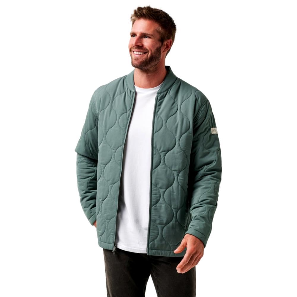 Men's Come What May Balsam Green 2XL by TravisMathew – XX-Large, Polyester Blend, Balsam Green, Model 1MZ293
