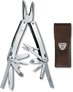 Victorinox Swiss Tool Spirit X Multi Tool, 24 Functions & Leather Pouch