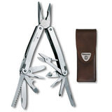 Swiss Tool Spirit X Multi Tool by Victorinox – 105mm, Stainless Steel, Silver, Model 3.0224.L
