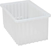 Quantum Storage DG92080 Dividable Grid Heavy Duty Part Organizer Bins - 16-1/2" x 10-7/8" x 8" - 8 Pack