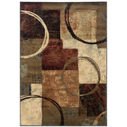 Oriental Weavers 5'3" x 7'7" (5'3" x 7'6" Rectangle) / Brown, Black / Contemporary/Casual Area Rugs