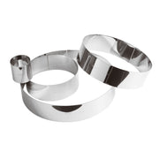 Ring Cakes up to 24 " by PADERNO – Diametro 24 cm, 24 inches, Stainless Steel, Gray, Model 47534-24