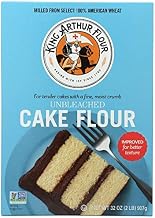 King Arthur Flour King Arthur Cake Flour, Unbleached, 2 Lb, (Pack Of 6)