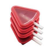 Molds Freezer Pop Watermelon Set of 4 by Tovolo – 1 Pack, 2.5 fluid_ounces, Silicone, Candy Apple, Pack of 4