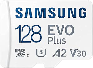 Evo Plus 128GB microSD SDXC U3 Class 10 A2 Memory Card 130MB/S Adapter 2021