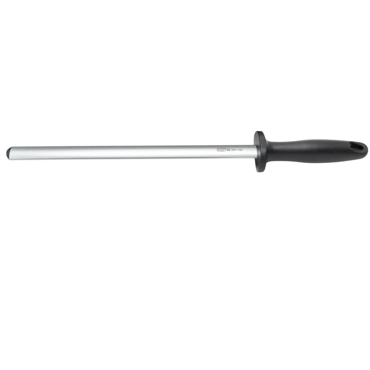 12" Oval Diamond Sharpening Steel by Winco – 12" / Oval, Steel, Metal