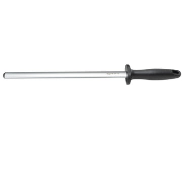 12" Oval Diamond Sharpening Steel by Winco – 12" / Oval, Steel, Metal