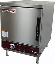 Crown SXN-4M Electric Countertop Boilerless Convection Steamer with (4) 12" x 20" Pan Capacity, Automatic Fill & Manual Drain