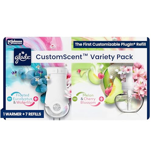 Glade Eucalyptus & Waterlily/Melon & Cherry Blossom / 4.69 Fl Oz (Pack of 1) Electric