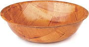 Tablecraft 5-1/2" Mahogany Round Woven Wood Bowl