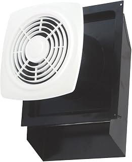 Air King EWF-180 Through the Wall Exhaust Bath Fan with 180-CFM and 6.5-Sones, White Finish