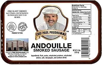 Magic Seasoning Blends K Paul Regular Andouille Sausage, 5 Pound -- 2 per case.