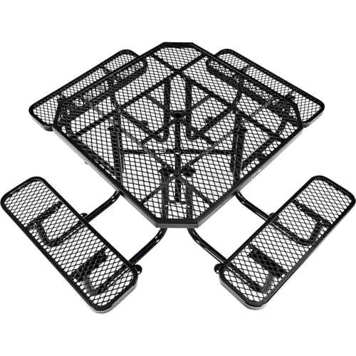 Global Industrial Black / Industrial / 1 Picnic Tables