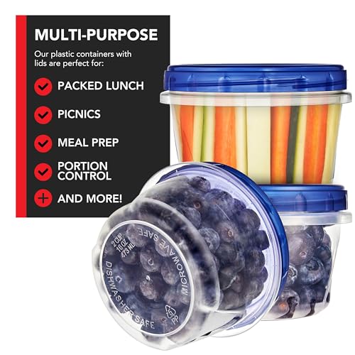 Stock Your Home 16 oz / Blue / 10 Pack Container Sets