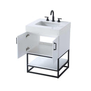 Caroline Bathroom Vanity White by Lighting Design – Wood, White