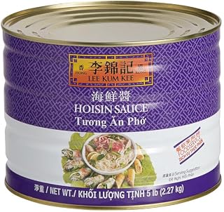 Lee Kum Kee Hoisin Sauce (5 lbs - 6 Pack), Sweet & Savory, Ideal for Marinades, BBQ Sauce, Dips, Stir-Frying, Pizza, Peking Duck, and Soup Noodles