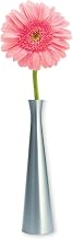 Tablecraft 268 Metal Flower Vase, 8-Inch, Silver