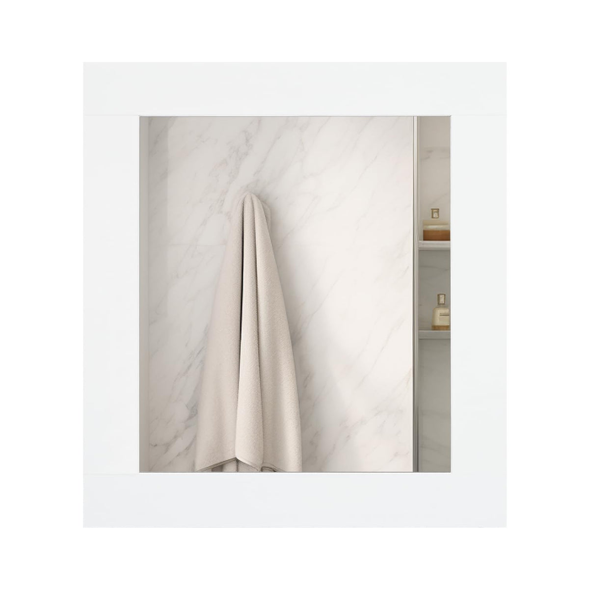Tuhome White / Modern / 1 Medicine Cabinets