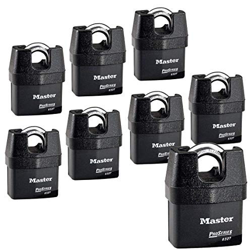 Master Lock 8 Pack / 1 Keyed Padlocks