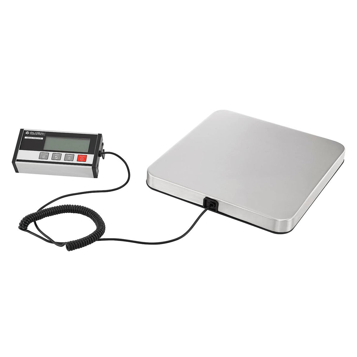 Digital Compact Bench Scale by Global Industrial – Plastic/Stainless Steel, Silver, Model KD-PS330