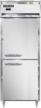 DL1WE-SS-PT-HD Designer Line Extra-Wide Single Section Pass-Thru Heated Cabinet, Full Stainless & Half-Height Doors